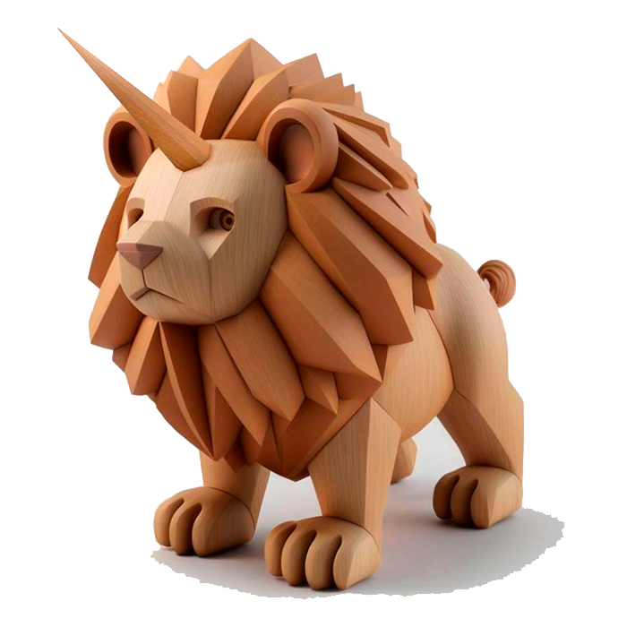 León Unicornio 3D